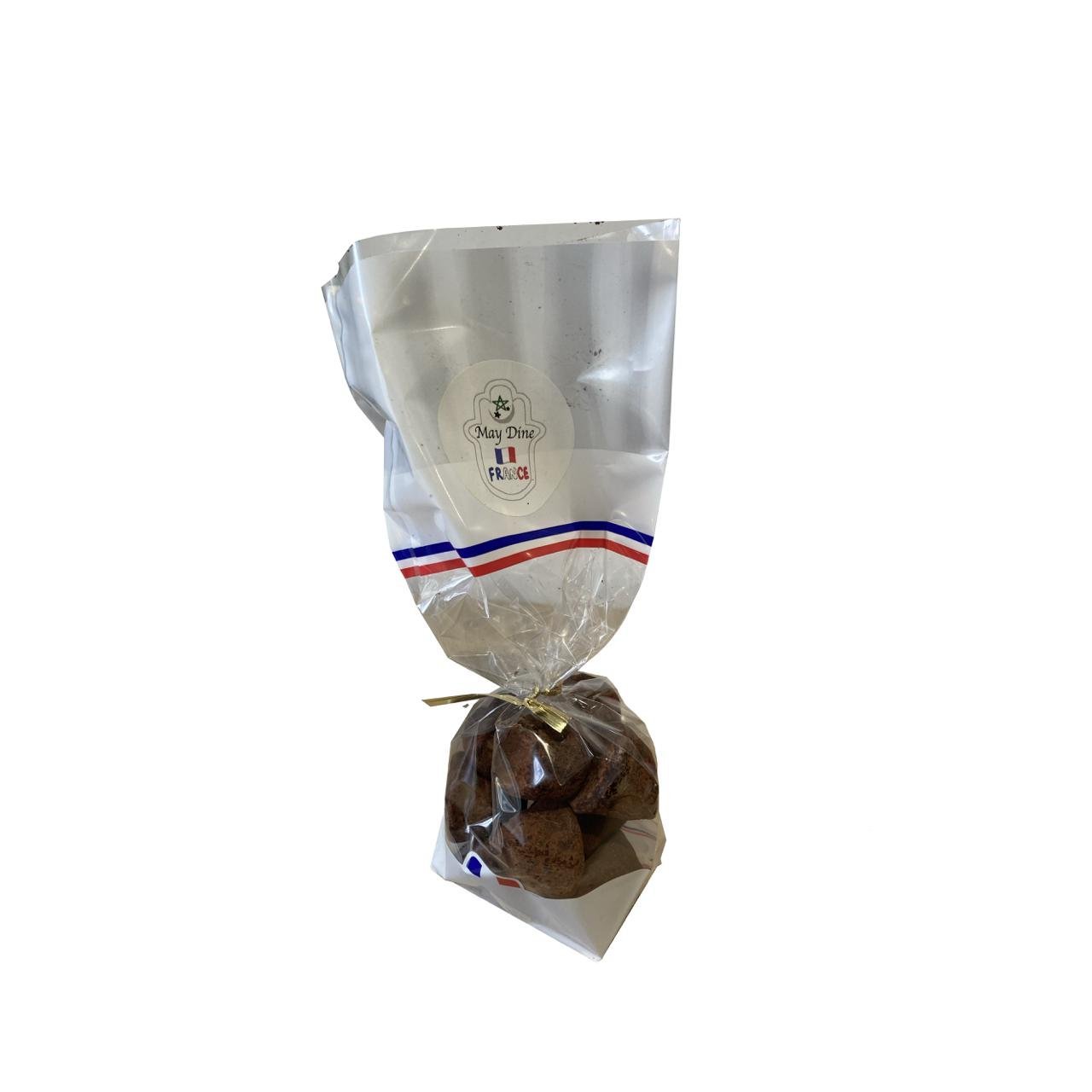 Sachet de 100g de Truffes au Chocolat aux éclats de Caramel au Beurre Salé Sachet de 100g de Truffes au Chocolat aux éclats de Caramel au Beurre Salé