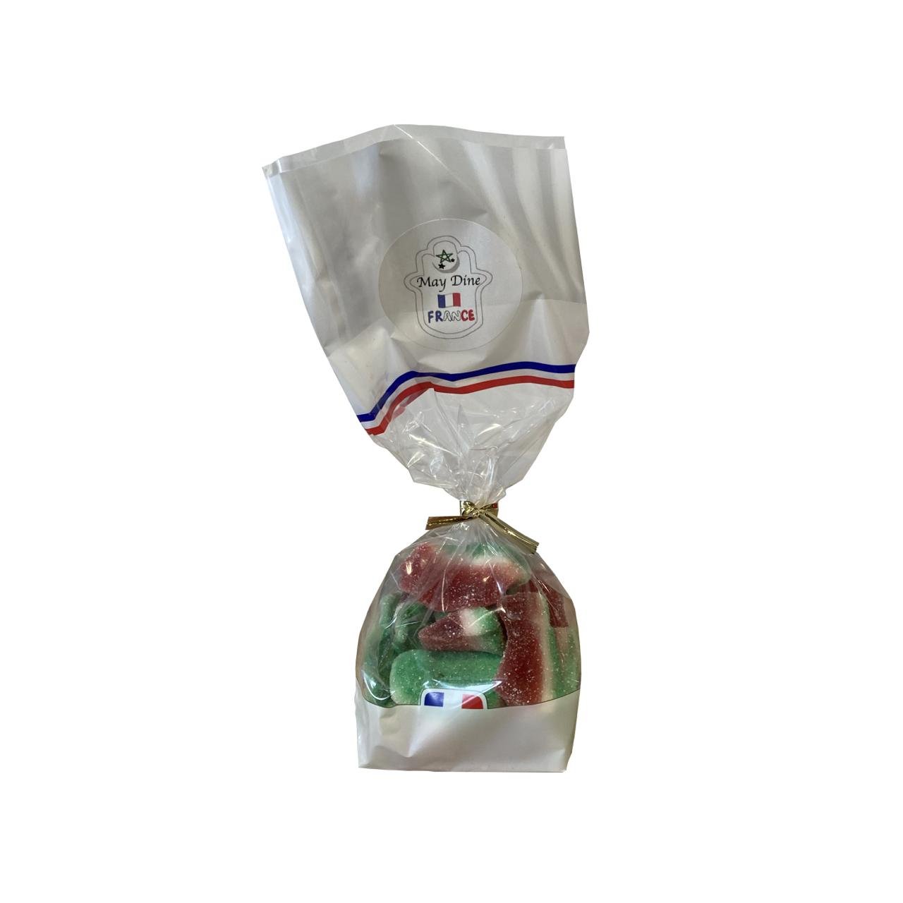 Sachet de 100g de Gomme Pastèque Sachet de 100g de Gomme Pastèque